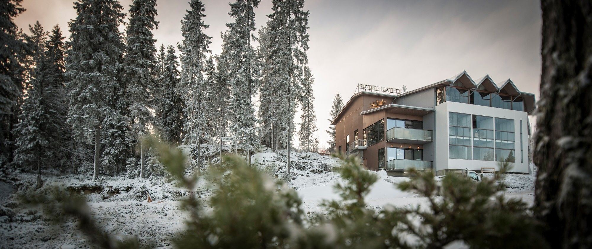 Hotel Aateli Hillside Vuokatti Exteriör bild