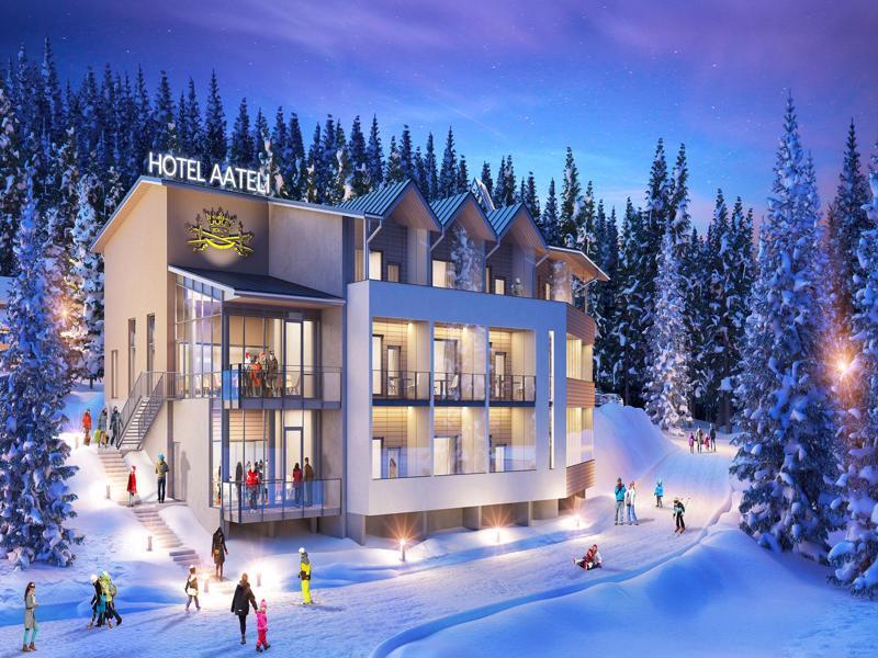 Hotel Aateli Hillside Vuokatti Exteriör bild