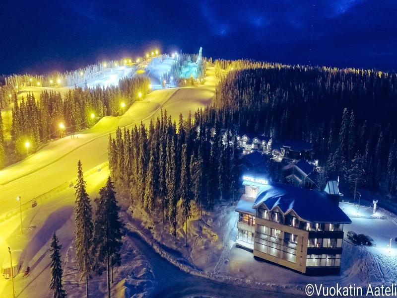 Hotel Aateli Hillside Vuokatti Exteriör bild