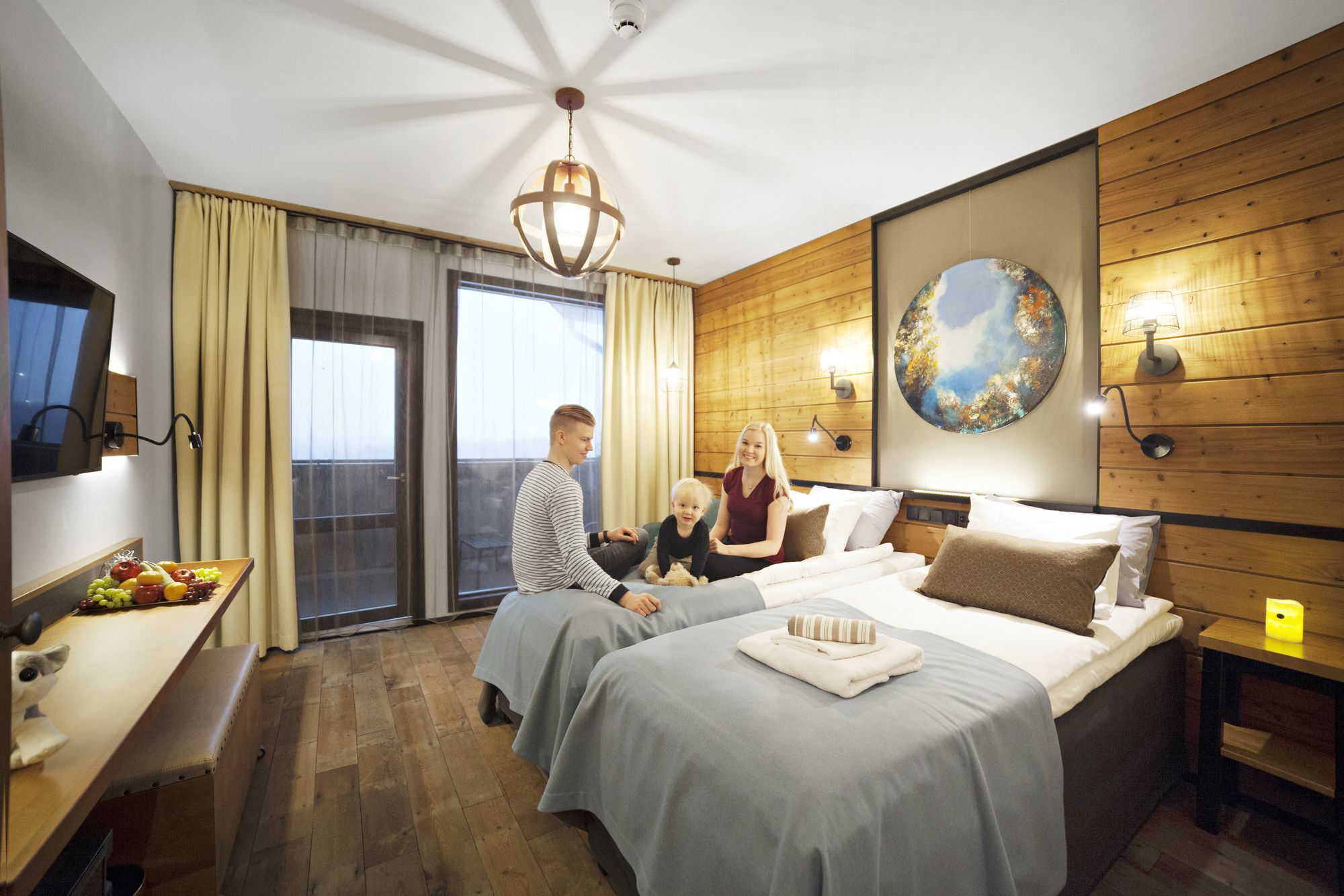 Hotel Aateli Hillside Vuokatti Exteriör bild