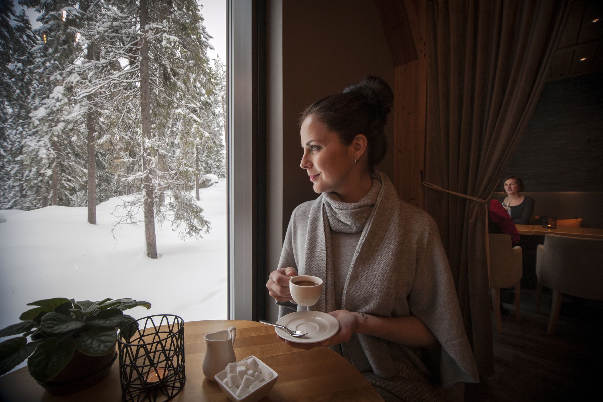 Hotel Aateli Hillside Vuokatti Exteriör bild